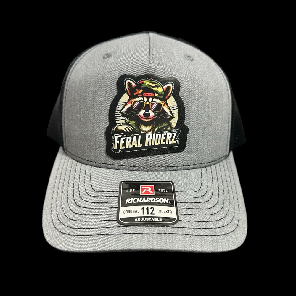Gray Feral Riderz Trucker Hat